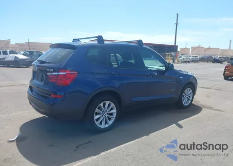 2015 BMW X3 Sdrive28I z USA, uszkodzony, nr VIN 5UXWZ7C54F0M83242